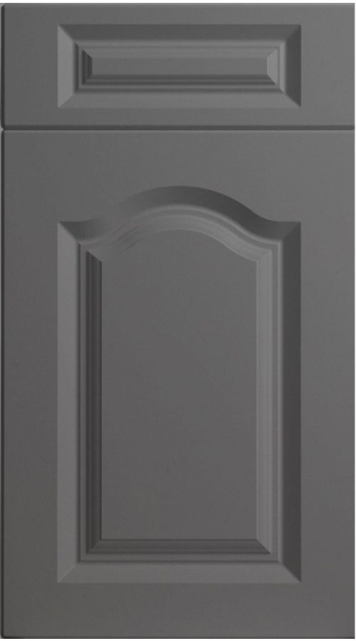 Cathedral Arch High Gloss Dust Grey Kitchen Doors