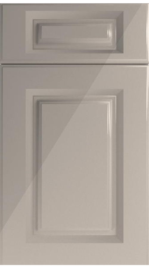Buxted High Gloss Cashmere Kitchen Doors