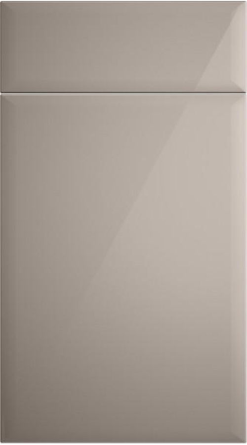 Newick High Gloss Stone Grey Kitchen Doors