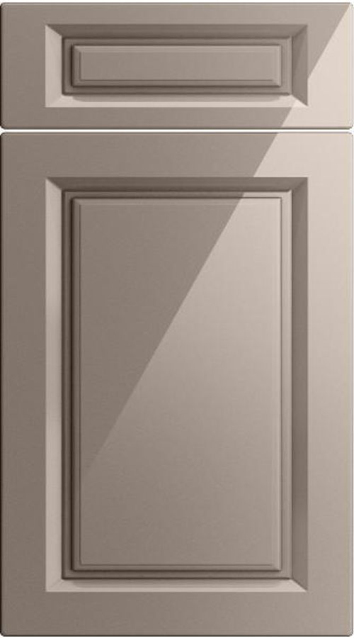 Fontwell High Gloss Stone Grey Kitchen Doors