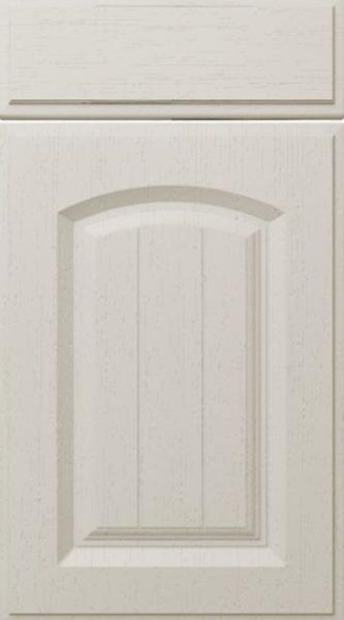 Grooved Arch Oakgrain Cashmere Kitchen Doors