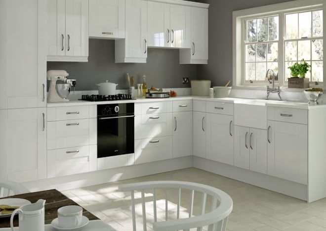 Trends High Gloss White Kitchen Door