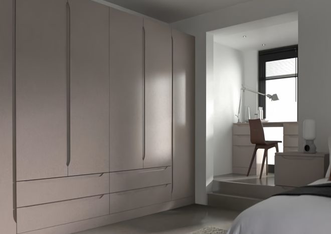 Trends Legno Stone Grey Bedroom Door