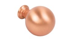 Round Knob - Brushed Copper