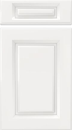 Buxted Silk White Kitchen Doors