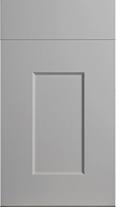Wide Frame Shaker High Gloss Grey Kitchen Doors