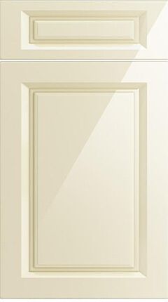 Fontwell High Gloss Cream Kitchen Doors