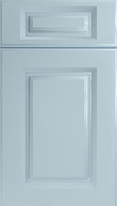 Buxted High Gloss Denim Blue Kitchen Doors