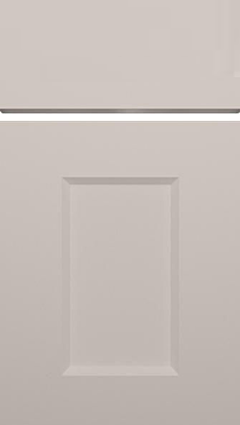 Kingston TrueMatt White Grey Kitchen Doors