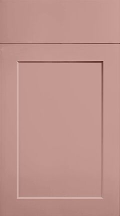 Narrow Frame Shaker Matt Dusky Pink Kitchen Doors