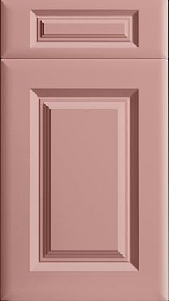 Square Frame Matt Dusky Pink Kitchen Doors