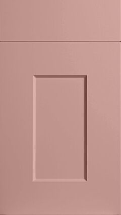Wide Frame Shaker Matt Dusky Pink Kitchen Doors