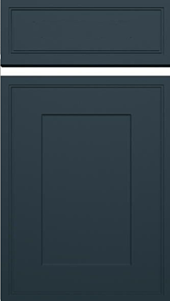 Singleton TrueMatt Marine Blue Kitchen Doors