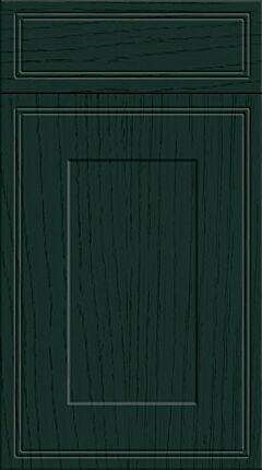 Thames Woodgrain Matt Fir Green Kitchen Doors