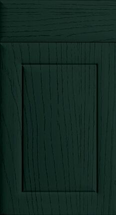 Arun Woodgrain Matt Fir Green Kitchen Doors