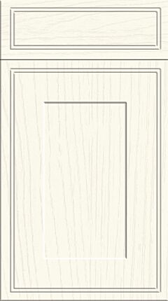Thames Woodgrain Matt White Kitchen Doors