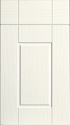 Severn Woodgrain Matt White Kitchen Doors