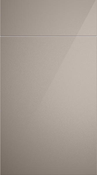 Lewes High Gloss Stone Grey Kitchen Doors | Made to Measure from £4.16