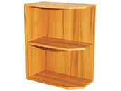 Angled base end shelf unit (Left Hand)