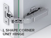 L Shape Corner Unit Hinge