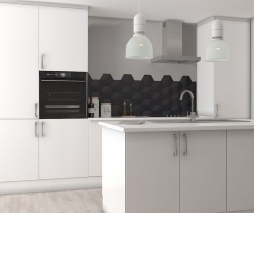 White replacement kitchen doors